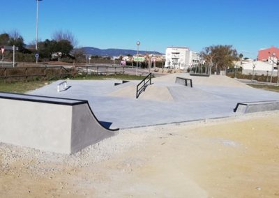 Skatepark en Les Cabanyes, Barcelona