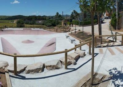Skatepark en Lavern, Subirats, Barcelona