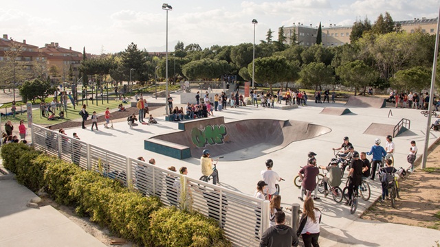 Skatepark en Colmenar Viejo, Madrid