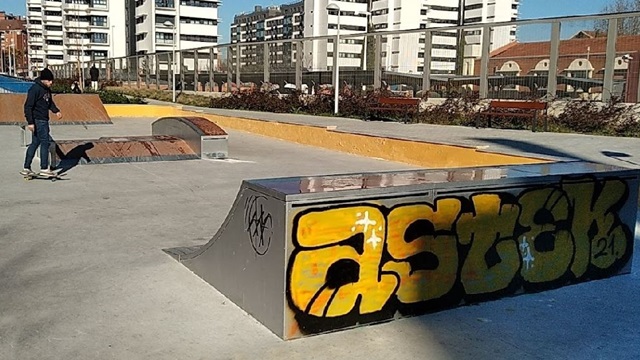 Skatepark en Puente Princesa, Madrid